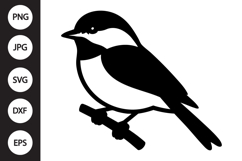 Chickadee Bird SVG Product Image 1