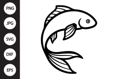 Japanese Fish SVG Product Image 1