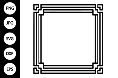 Square Double Frame SVG Product Image 1