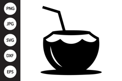 Coconut Drink SVG Product Image 1