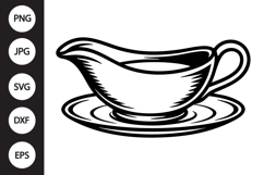 Gravy Boat SVG Product Image 1