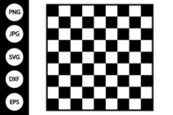 Checkerboard SVG, Checkered Pattern SVG Product Image 1