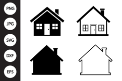 House SVG, House Clipart Product Image 1