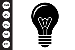 Light Bulb SVG Product Image 1