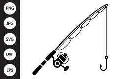 Fishing Rod SVG Product Image 1