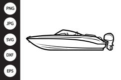 Speedboat SVG Product Image 1