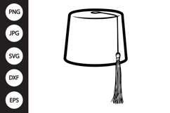 Fez Hat SVG Product Image 1
