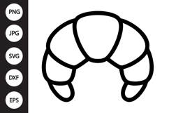 Croissant SVG Product Image 1