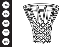 Basketball Hoop SVG Product Image 1