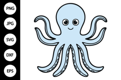 Octopus SVG Product Image 1