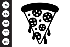Pizza Silhouette SVG Product Image 1