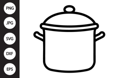 Cooking Pot SVG Product Image 1