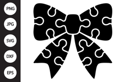 Puzzle Bow SVG Product Image 1