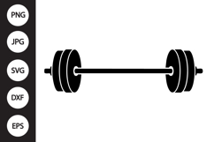 Barbell SVG Product Image 1