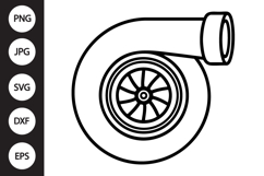 Turbocharger SVG Product Image 1