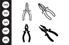 Plier SVG, Plier Clipart Product Image 1