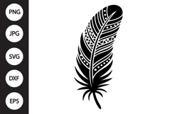 Tribal Feather SVG Product Image 1