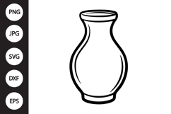 Pottery Vase SVG Product Image 1