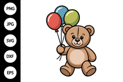 Teddy Bear SVG Product Image 1