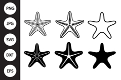 Starfish SVG, Starfish Clipart Product Image 1