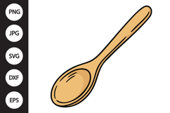 Wooden Spoon SVG Product Image 1
