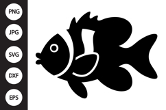 Fish Silhouette SVG Product Image 1