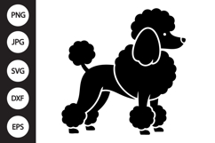 Poodle Dog Silhouette SVG Product Image 1