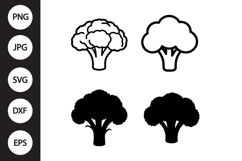 Broccoli SVG, Broccoli Clipart Product Image 1