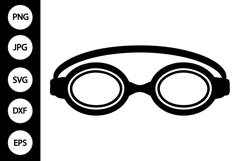 Swimming Goggles SVG Product Image 1