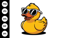 Duck With Sunglasses SVG Product Image 1
