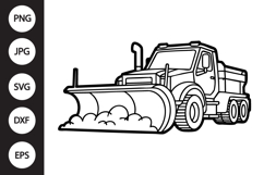 Snow Plow Truck SVG Product Image 1