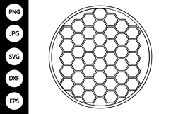 Honey Bee Frame SVG Product Image 1