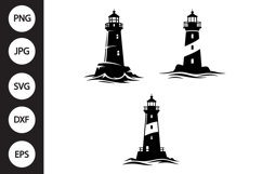 Nautical Lighthouse SVG, Nautical Lighthouse Clipart Product Image 1