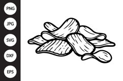 Potato Chips SVG Product Image 1
