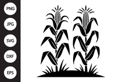 Corn Stalks SVG Product Image 1