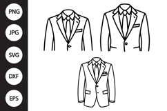 Suit SVG, Suit Clipart Product Image 1