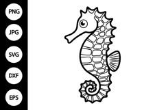 Seahorse SVG Product Image 1
