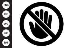 Stop Hand SVG Product Image 1