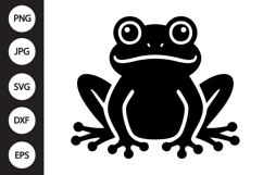 Frog Silhouette SVG Product Image 1