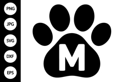 Paw Alphabet SVG Product Image 1
