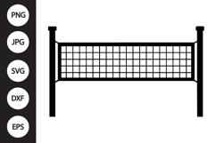 volleyball Net SVG Product Image 1