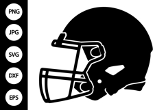 Football Helmet SVG Product Image 1