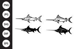 Swordfish SVG, Swordfish Clipart Product Image 1