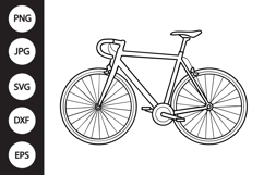 Road Bike SVG Product Image 1