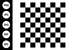 Checkerboard SVG, Checkered Pattern SVG Product Image 1