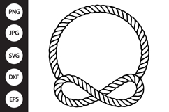 Rope Frame SVG Product Image 1