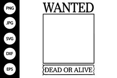 Wanted Poster SVG Product Image 1