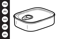 Sardine Can SVG Product Image 1