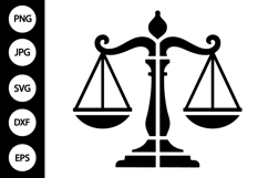 Justice Scales SVG Product Image 1