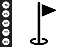 Golf Flag SVG Product Image 1